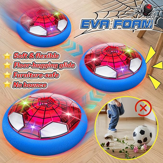 Hover Soccer Ball for Kids, Boy Girl Birthday Gifts, Outdoor Indoor Toy Games Gift for Boys Girls Age 5 6 7 8 9 10 11 12 Year Old, Kids Toys Hover Soccer Ball Boys Gift Idea for Age 6-12 Years Old