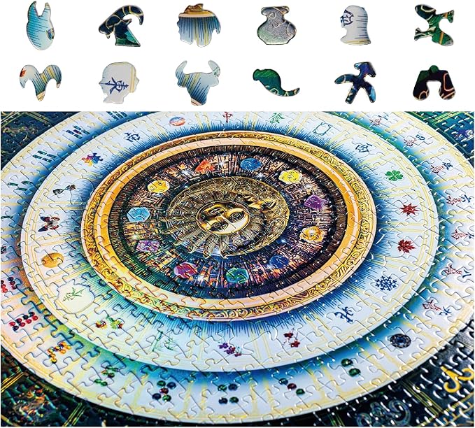 Laser Rainbow Reflection Unique Puzzles for Adults, Puzzle 1000 Pieces, Lucky Tiles & Cosmic Wilds Theme, Difficult Puzzles for Adults, Unique Gifts for Puzzle Lovers