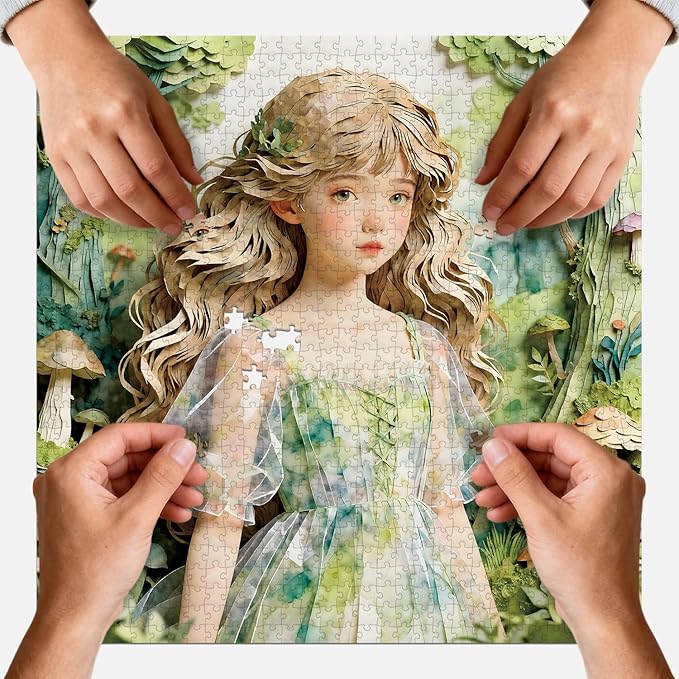 Puzzles 1024 Pieces Jigsaw Puzzles for Adults with Letters on Back Impossible Puzzle Holiday Family Decoration Puzzles Funny Gifts for Valentine Friends Parents（23.86 x 23.86 inches）