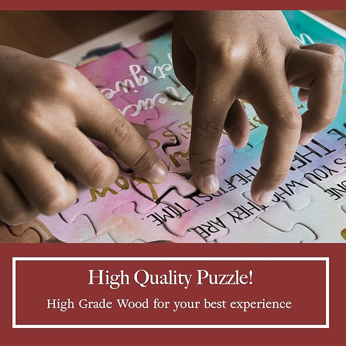 African American Expressions - Maya Angelou Quotes Puzzle - 500 Piece Jigsaw Puzzle for Adults | Inspiring Fall Puzzle for Relaxation