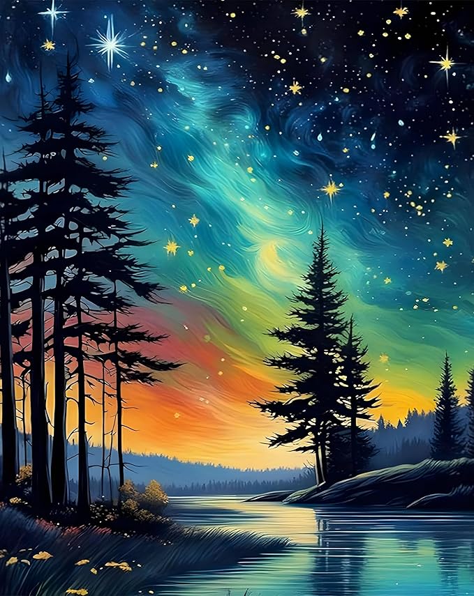 Northern Lights Jigsaw Puzzles for Adults 1000 Pieces, Aurora Borealis Nature Landscape 1000 Piece Puzzle for Adults, Impossible Difficult Hard Fun Jigsaw Puzzles 1000 Pieces