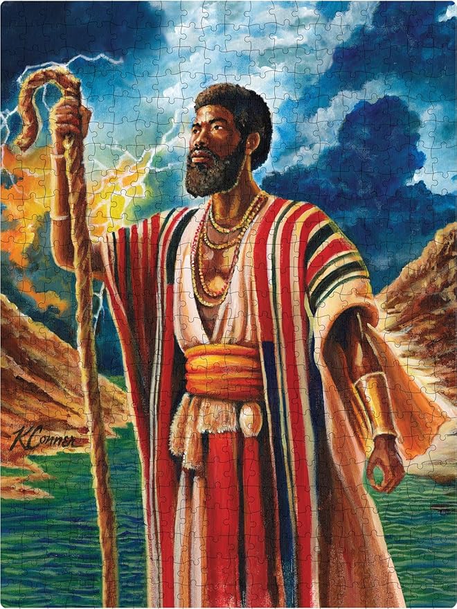 African American Expressions – 500-Piece Jigsaw Puzzle – Inspirational Black Art, Premium Quality for Relaxation and Reflection - Walking by Faith