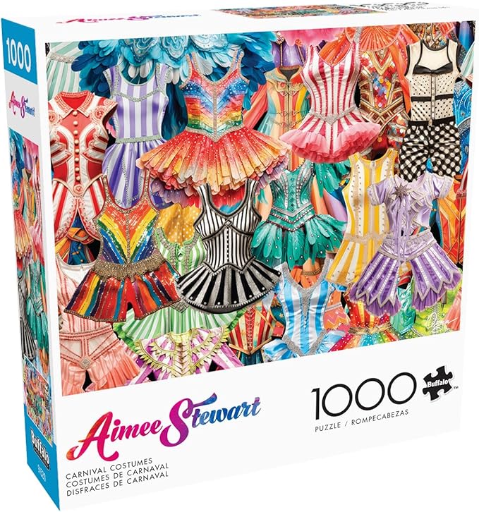 Buffalo Games - Aimee Stewart - Carnival Costumes - 1000 Piece Jigsaw Puzzle for Adults -Challenging Puzzle Perfect for Game Nights - Finished Size is 26.75 x 19.75