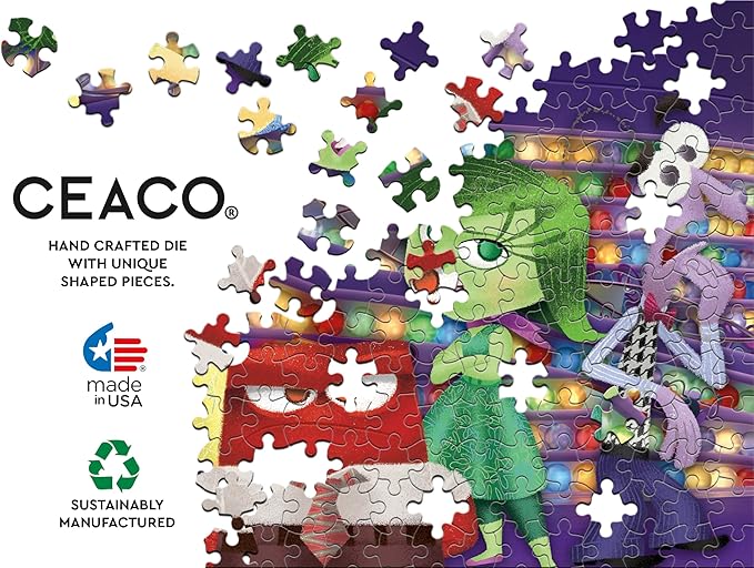 Ceaco - Disney - Pixar - Inside Out Characters - 300 Oversized Piece Jigsaw Puzzle