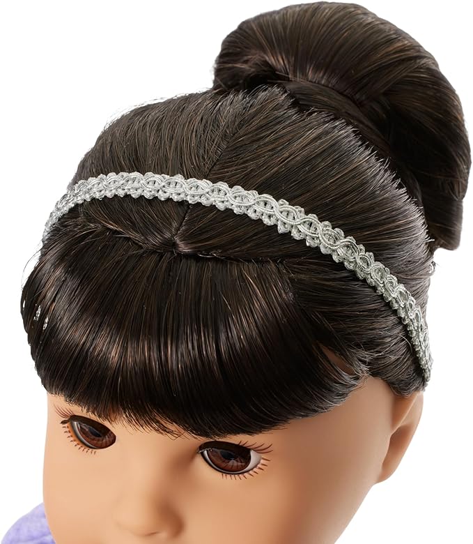American Girl, Truly Me, Spin in Style Figure-Skating Outfit, Doll Clothes, for 18-inch Dolls, 4pcs, Ages 6+
