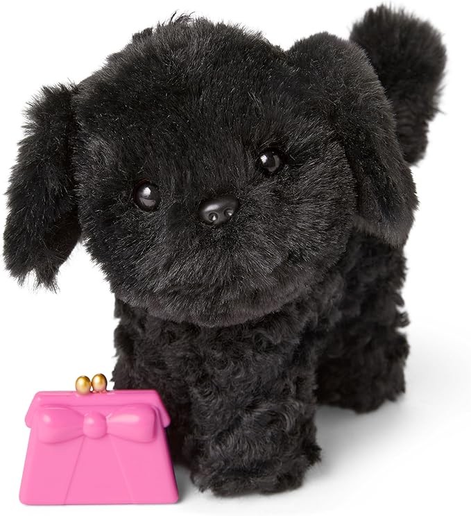 American Girl Truly Me 18-inch Doll Pet Shi-Poo Sweetie Black Dog plus Chew Toy Pet Accessory, For Ages 6+