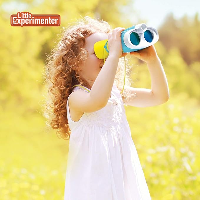 Little Experimenter Night Vision Binoculars for Toddlers & Kids, Flash Light & Face Comfort Rubber, Easter Gifts for Kids, Outdoor Toys, Educational STEM Gifts for Boys & Girls Ages 3 4 5 6 Year Old