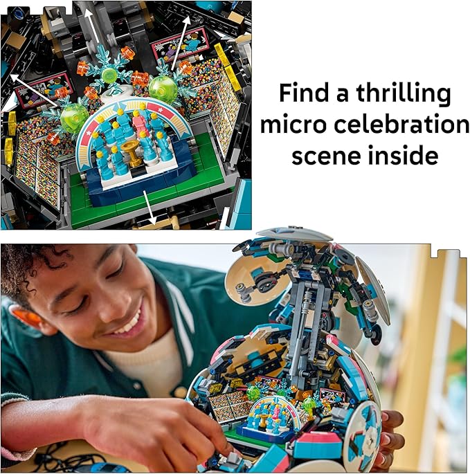 LEGO Editions Soccer Ball - Building Toy for Kids - Collectible Sports Decor for Boys & Girls, Ages 10+ - Includes Micro Stadium - Gift Idea for Birthdays - 43019