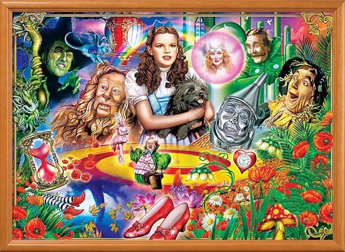 MasterPieces 1000 Piece Jigsaw Puzzle - Wizard Dorothy's Magical Land of Oz - Fun for Adults, Family, Or Youth - 19.25"x26.75"