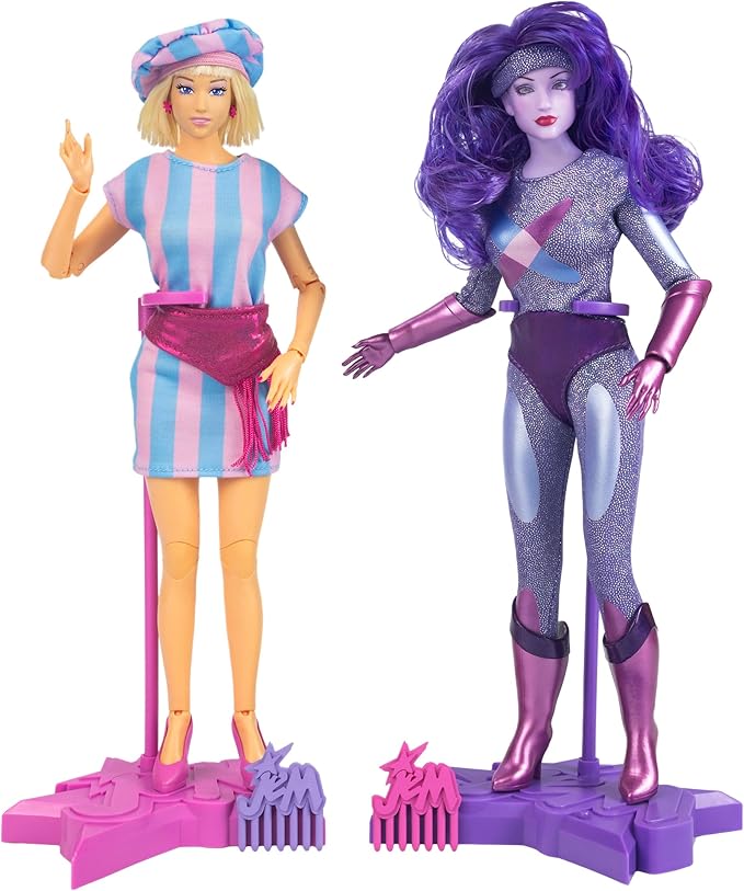 The Loyal Subjects JEM and The Holograms 12-inch Jerrica & Synergy Collectors Edition 2-Pack Set