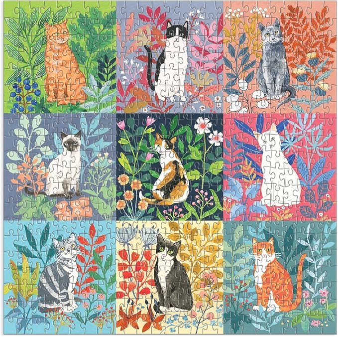 Good Puzzle Co. Cats and Flowers