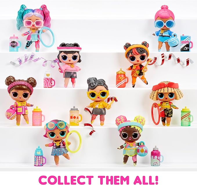 LOL Surprise All Star Sports Gymnastics with Collectible Doll, 8 Surprises, Gymnastics Theme, Balance Beam Ball, Sports Doll, Great Gift, Limited Edition Doll (Pack of 2)