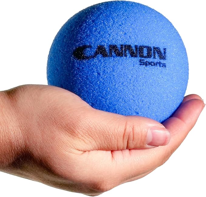 Cannon Sports Soft Foam Ball – Uncoated Medium Density Ball - Lightweight, Safe Play, Indoor/Outdoor Fun - Great for Volleyball, Basketball, Soccer, Dodgeball, and More