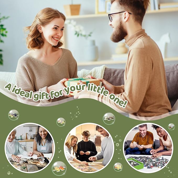 500 Piece Puzzle for Adults – Cats and Dog on Floral Sofa with Birds Jigsaw Puzzle, Challenging Perfect for Game Nights, 20.5 X 15 in