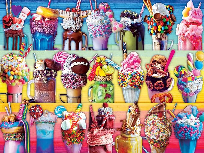 MasterPieces Trendz - Freakshakes 300pc EzGrip Puzzle Multicolor, 18" x 24"