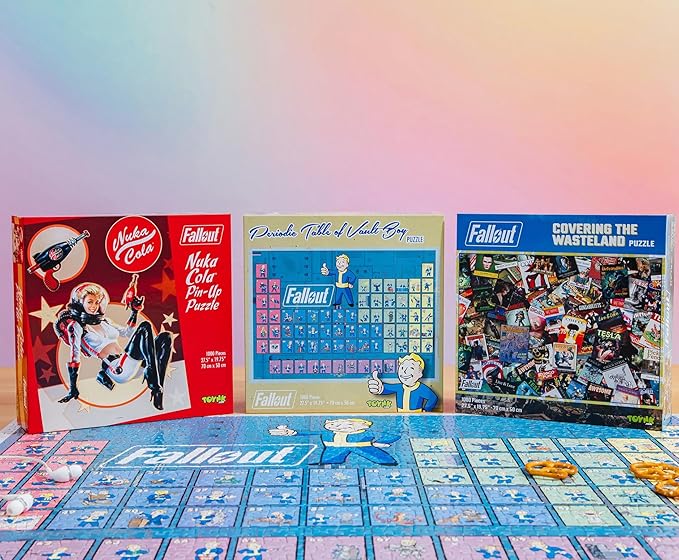 Fallout Periodic Table of Vault Boy 1000-Piece Jigsaw Puzzle for Adults | 28 x 20 Inches