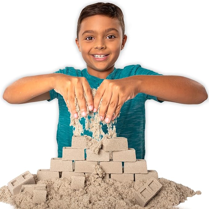 Kinetic Sand, Dig N' Demolish Playset with 1lb Play Sand & Toy Truck, Sensory Toys for Kids Ages 5 and up