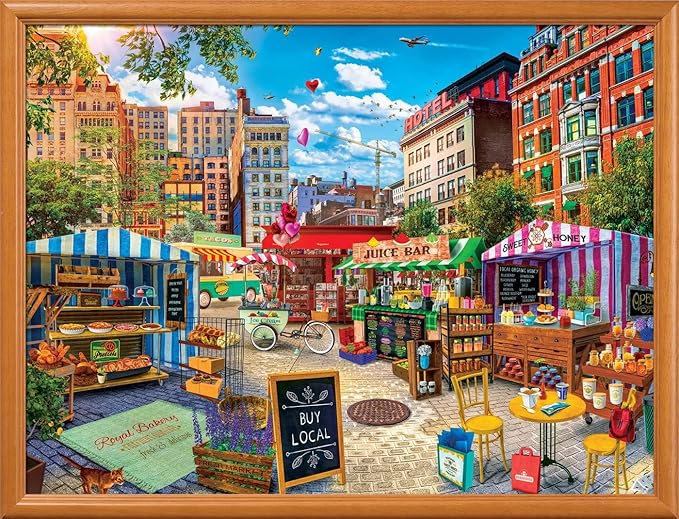 Masterpieces 750 Piece Jigsaw Puzzle for Adults and Family - Buy Local Honey - 18"x24"