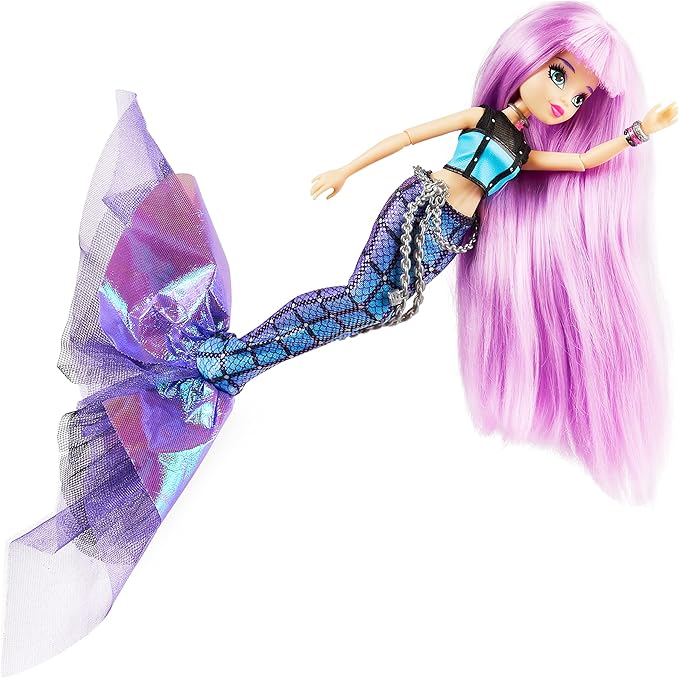 MERMAID HIGH, Mari Deluxe Mermaid Doll & Accessories with Removable Tail, Doll Clothes and Fashion Accessories, Kids Toys for Girls Ages 4 and up