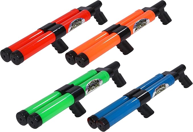 Stream Machine Water Gun Launcher - Double Barrel Water Blaster - Squirt Gun for Outdoor Games - Swimming Pool Toys (Colors Vary)