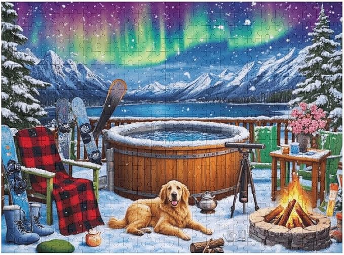 Northern Light - 1000 Piece Jigsaw Puzzle for Adults - Challenging Puzzle Perfect for Game Nights - Finished Size is 20.5 x 15 -Gift for Christmas, Anniversary, Birthday,Family