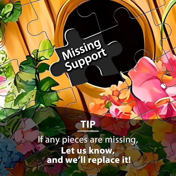 300 Piece Jigsaw Puzzle for Adults, Birds Flower Puzzles 300 Pieces for Adults Fit Together Perfectly, Challenging Puzzle for Friends Family Activity Game Nights- Finished Size 20.5×15