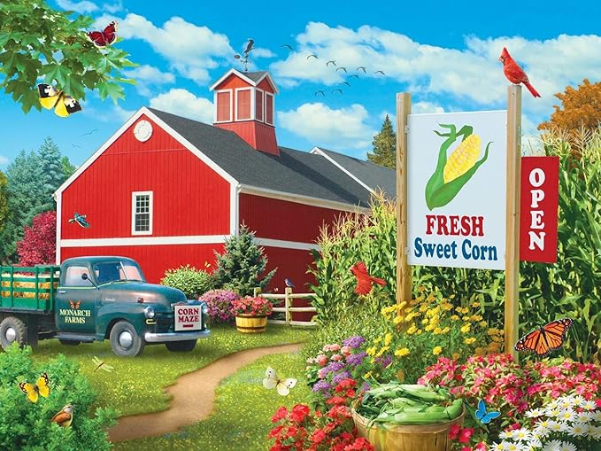 MasterPieces 750 Piece Jigsaw Puzzle for Adults and Family - Country Heaven - 18"x24"