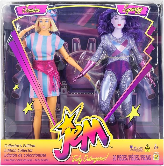 The Loyal Subjects JEM and The Holograms 12-inch Jerrica & Synergy Collectors Edition 2-Pack Set