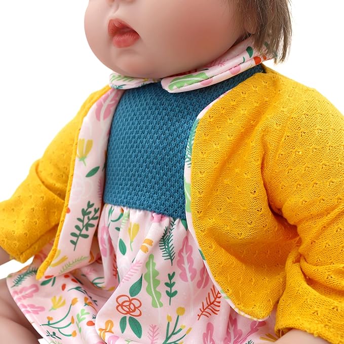 Reborn Doll Clothes for 20-22 Inch Dolls, 3-packs 20 Inch Doll Clothes Accessories with Coat, Headband Socks