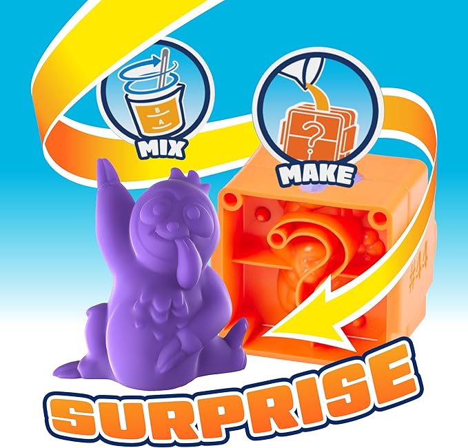 Elmer's Squishies Minis Make Your Own Squishies Kit, Creates 9 Characters, DIY Activity - Perfect for Stress Relief and Sensory Play