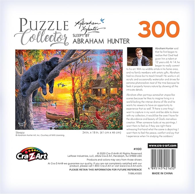 Roseart - Puzzle Collector - Sleepy - 300 Piece Jigsaw Puzzle for Adults