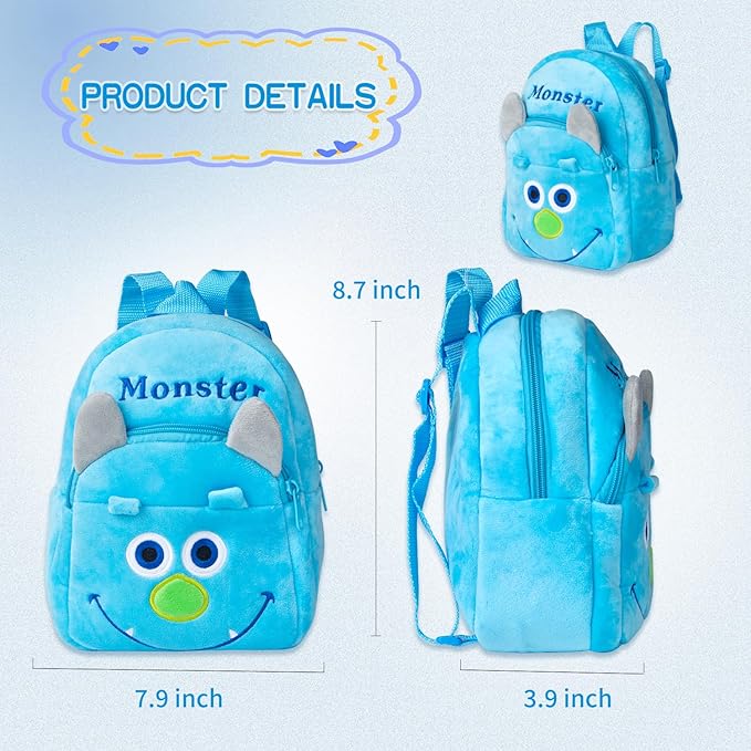 PEDOLLTREE 8 Pcs Reborn Baby Boy Doll Clothes Accessories Blue Puppy Set with Backpack Diaper for 17-22 Inch Reborn Doll Newborn Baby Boy