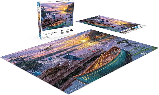 Buffalo Games - Darrell Bush - Preferred Seating - 1000 Piece Jigsaw Puzzle for Adults -Challenging Puzzle Perfect for Game Nights - Finished Size is 26.75 x 19.75