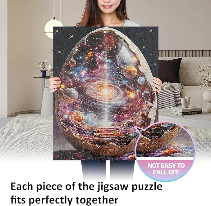 Jigsaw Puzzles for Adults 1000 Pieces Outer Space Planet Galaxy Puzzle Impossible Hard Difficult Challenging Puzzles for Teen Genesis of The Universe Jigsaw Puzzle 1000 Pieces 28 x 20 in