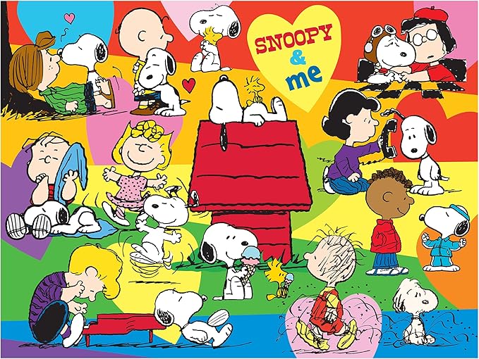 Roseart - Peanuts - Snoopy and Me - 300 Piece Jigsaw Puzzle for Adults