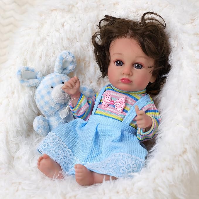 BABESIDE 6 Pcs Alive Baby Doll Clothes Set – Bitty Doll Clothes for 8-10 Inch Dolls & Toys, Cute Pretend Play Doll Outfits,Pretend Play Accessories for Girls Age 3+ (No Dolls)