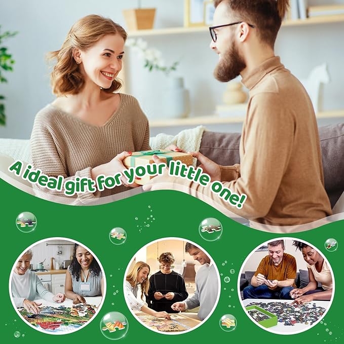 500 Piece Jigsaw Puzzle for Adults –Dog Nature Jigsaw Puzzles 500 Pieces, River Animal Puzzles for Adults 500 Pieces, Challenging Perfect for Game Nights, 20.5 X 15 in
