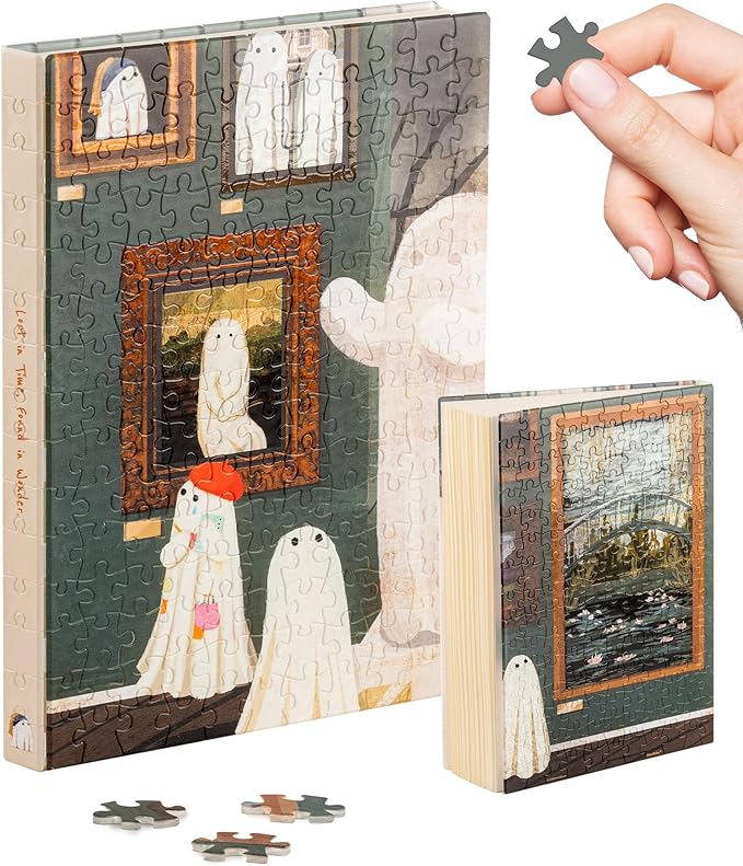 PieceRelax A5 3D Puzzle Journal for Adults, 300 Piece Plastic Jigsaw Book Cover (Includes Notebook) - Katherine Blower - The Gallery, Unique Gift [YA1073]