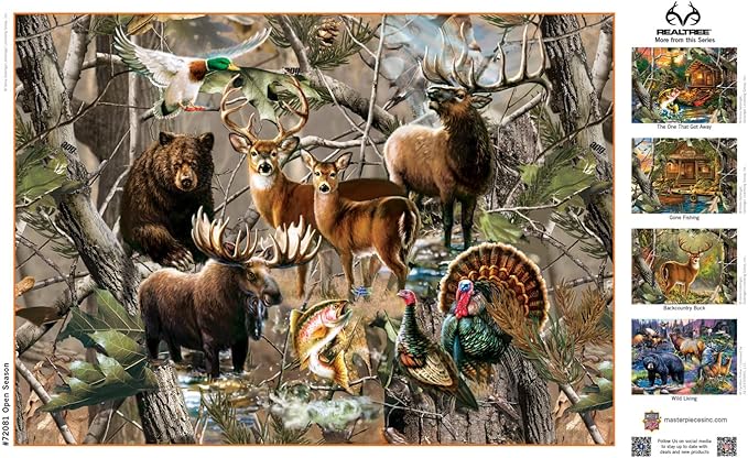MasterPieces 1000 Piece Jigsaw Puzzle for Adults, Family, Or Youth - Open Season - 19.25"x26.75"