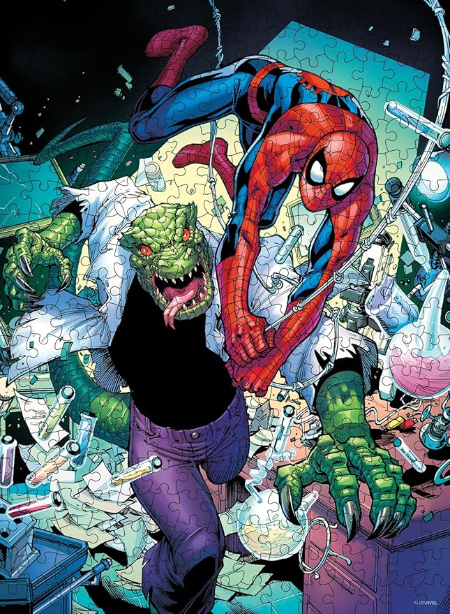 Buffalo Games - Marvel - 4 X 1 Multipack - Spider-Man - Multi-Piece Jigsaw Puzzles for Adults - Challenging Puzzle Perfect for Game Nights - Finished Size Varies