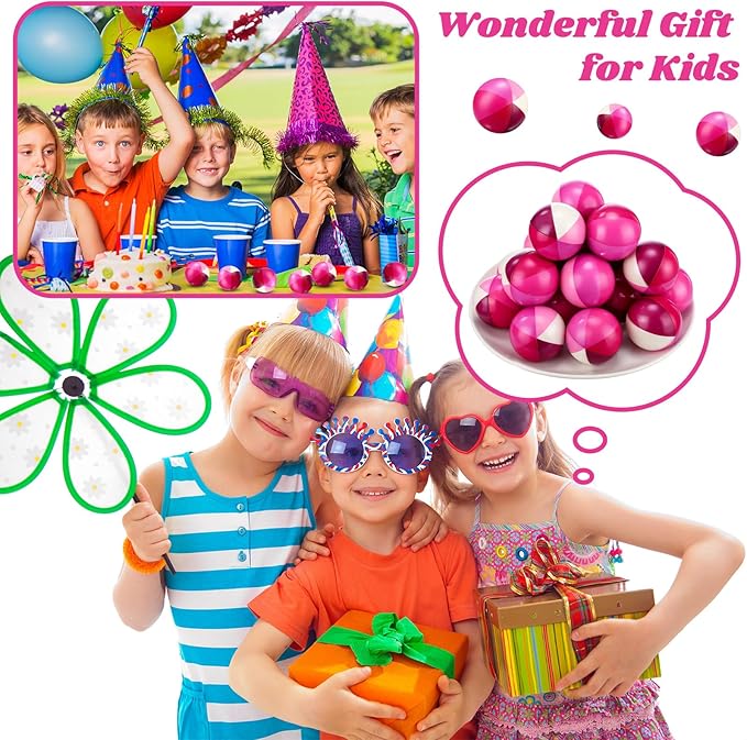 Jerify 24 Pcs Mini Beach Stress Balls 2.5 Inch Foam PU Relief Stress Mini Rainbow Blow up Beach Balls Toys for Girls Boys Birthday Hawaiian Party Favors Summer Pool Games(Gradient Purple)