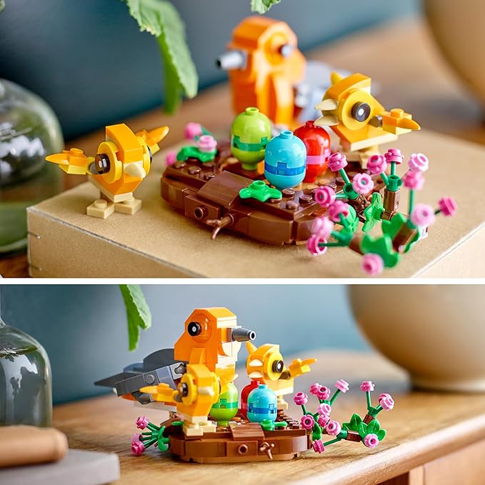 LEGO Bird’s Nest Building Toy Kit, Seasonal Display for a Table or Shelf, Fun Build for Kids Ages 9 and Up, 40639