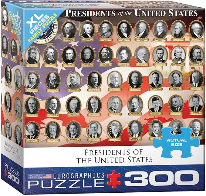 EuroGraphics US Presidents Jigsaw Puzzle (300-Piece)