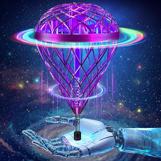 The Latest Cool and Magical Flying Toy, Combining AI Motion Control Technology with Contact Sensing System, Make it Become Bounce & Flip & Flight Toys, Fully unleashing Your Creativity.