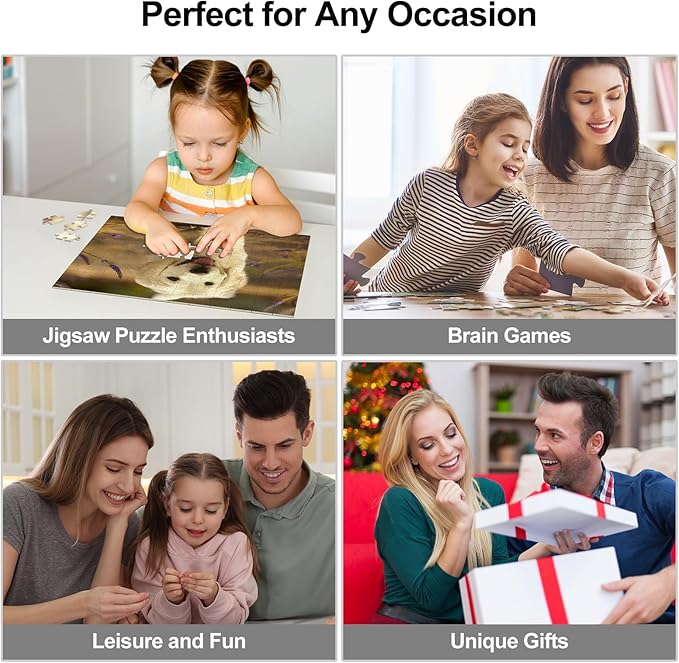 Custom Puzzle from Photos 1500 Pieces,Personalized Jigsaw Puzzle for Adult Kids, Make Your Own Photo Puzzle from Picture, Birthday Gift for Women Men GF BF Wedding Chrismas (1500 PCS-Vertical)