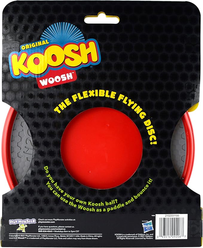Koosh Woosh -- Frisbee for the Ball That's Easy to Catch, Hard to Put Down -- So Many Ways to Play! -- Ages 6+