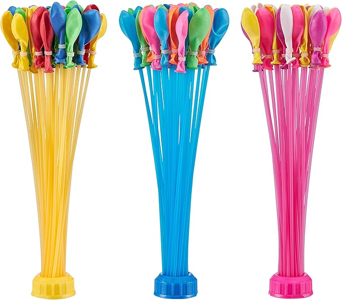 Bunch O Balloons Crazy Color by ZURU, 200+ Rapid-Filling Self-Sealing Water Balloons for Outdoor Family, Friends, Children Summer Fun, Amazon Exclusive (6 Pack)