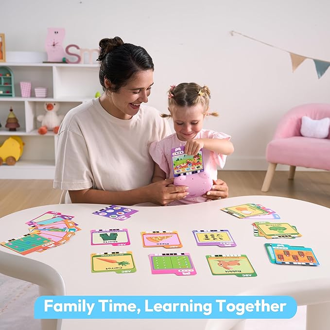 JOVA lalalark Talking Flash Cards for Kids 3 4 5 Year Old, Toddler Learning Toys with 136 Sight Words & 64 Games, Montessori Educational Toy for Kids, Preschool Learning Activities, Boys Girls Gifts