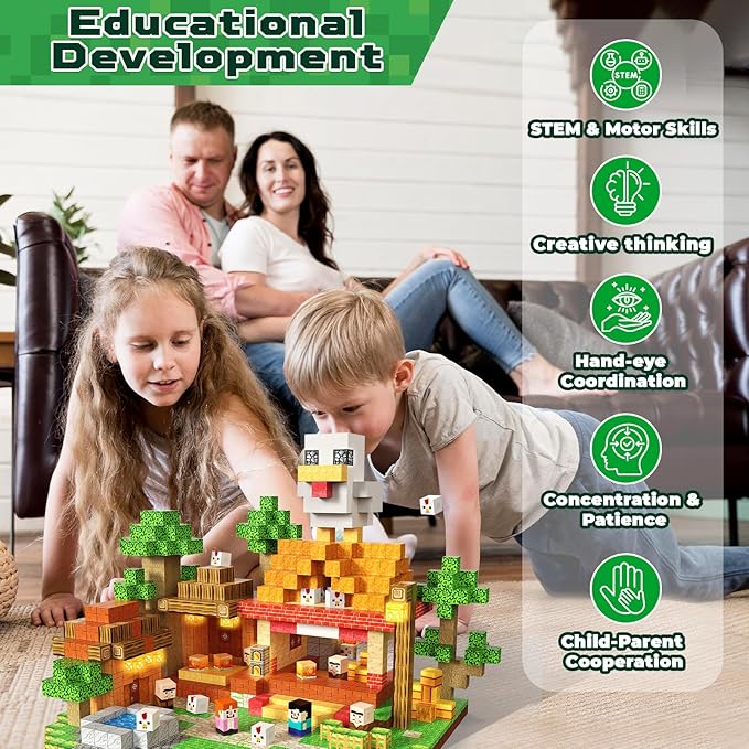 200PCS Magnetic Blocks with Light-Up Blocks, Magnet Building Blocks, Stacking Magent Cubes, STEM Montessori Educational Sensory Toys for Boys & Girls Ages 3-12 Easter Birthday Gift