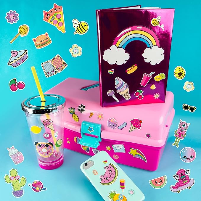 Fashion Angels 1000+ Ridiculously Cute Stickers for Kids - Fun Craft Stickers for Scrapbooks, Planners, Gifts and Rewards, 40-Page Sticker Book for Kids Ages 6+ and Up